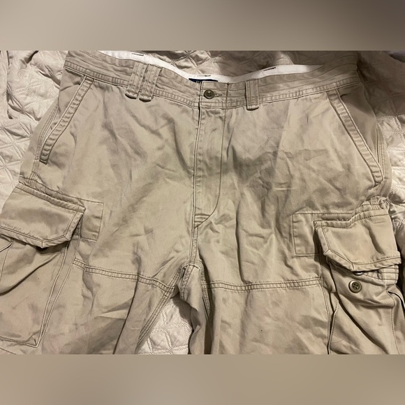 Polo Ralph Lauren cargo shorts men's 38x10 khaki light brown cotton preppy - Picture 2 of 12